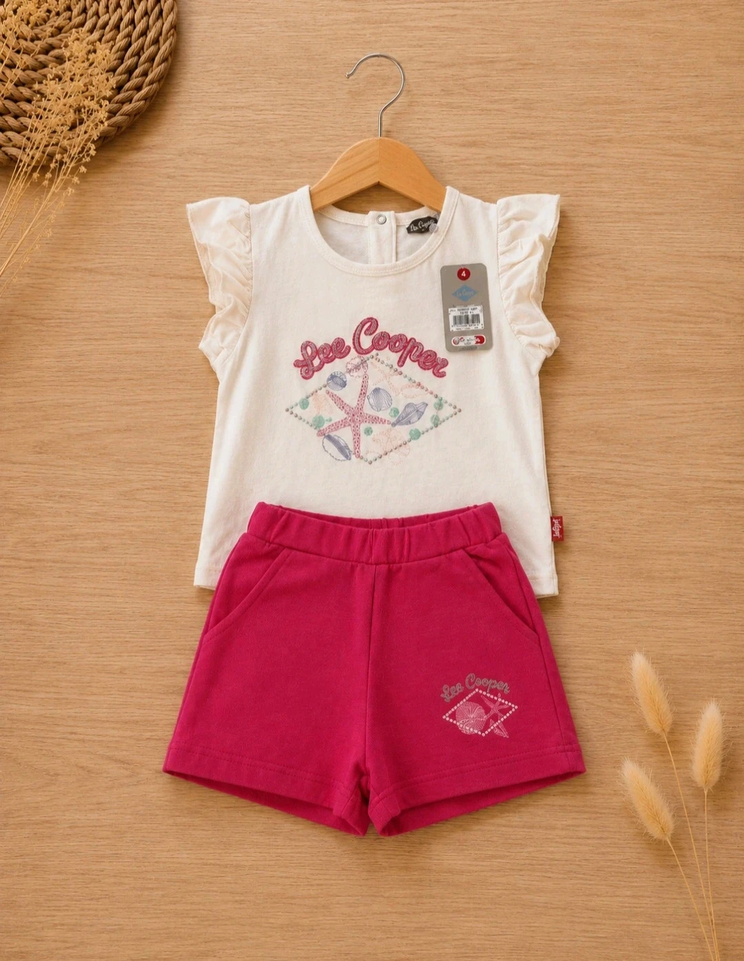 Ensemble été fille Lee Cooper thème mer – 18 mois – Neuf avec étiquette